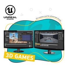 Unreal Engine 4. Игровой движок - КИБЕРшкола программирования для детей, компьютерные курсы для школьников, начинающих и подростков - KIBERone г. Гурьевск