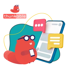 Разработка мобильных приложений в Thunkable - КИБЕРшкола программирования для детей, компьютерные курсы для школьников, начинающих и подростков - KIBERone г. Гурьевск