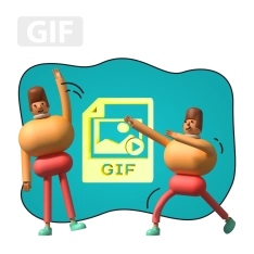 Gif-анимация - КИБЕРшкола программирования для детей, компьютерные курсы для школьников, начинающих и подростков - KIBERone г. Гурьевск