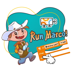 Run Marco - КИБЕРшкола программирования для детей, компьютерные курсы для школьников, начинающих и подростков - KIBERone г. Гурьевск
