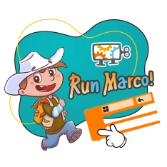 Квест – кодинг Run Marco! Учимся думать, как разработчик - КИБЕРшкола программирования для детей, компьютерные курсы для школьников, начинающих и подростков - KIBERone г. Гурьевск