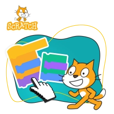 Scratch. Продвинутый уровень – создаём игры, как маленькие разработчики! - КИБЕРшкола программирования для детей, компьютерные курсы для школьников, начинающих и подростков - KIBERone г. Гурьевск