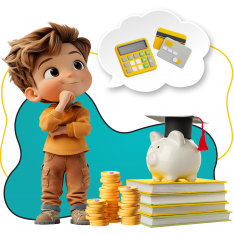 Финансовый интеллект вместе KIBERone - КИБЕРшкола программирования для детей, компьютерные курсы для школьников, начинающих и подростков - KIBERone г. Гурьевск