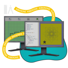 Исполнители чертежник и черепашка - КИБЕРшкола программирования для детей, компьютерные курсы для школьников, начинающих и подростков - KIBERone г. Гурьевск