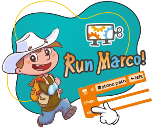 Run Marco - Школа программирования для детей, компьютерные курсы для школьников, начинающих и подростков - KIBERone г. Гурьевск