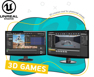 Unreal Engine 4. Игровой движок - Школа программирования для детей, компьютерные курсы для школьников, начинающих и подростков - KIBERone г. Гурьевск